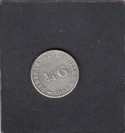 Beschrijving: 1/4 Gulden + Star